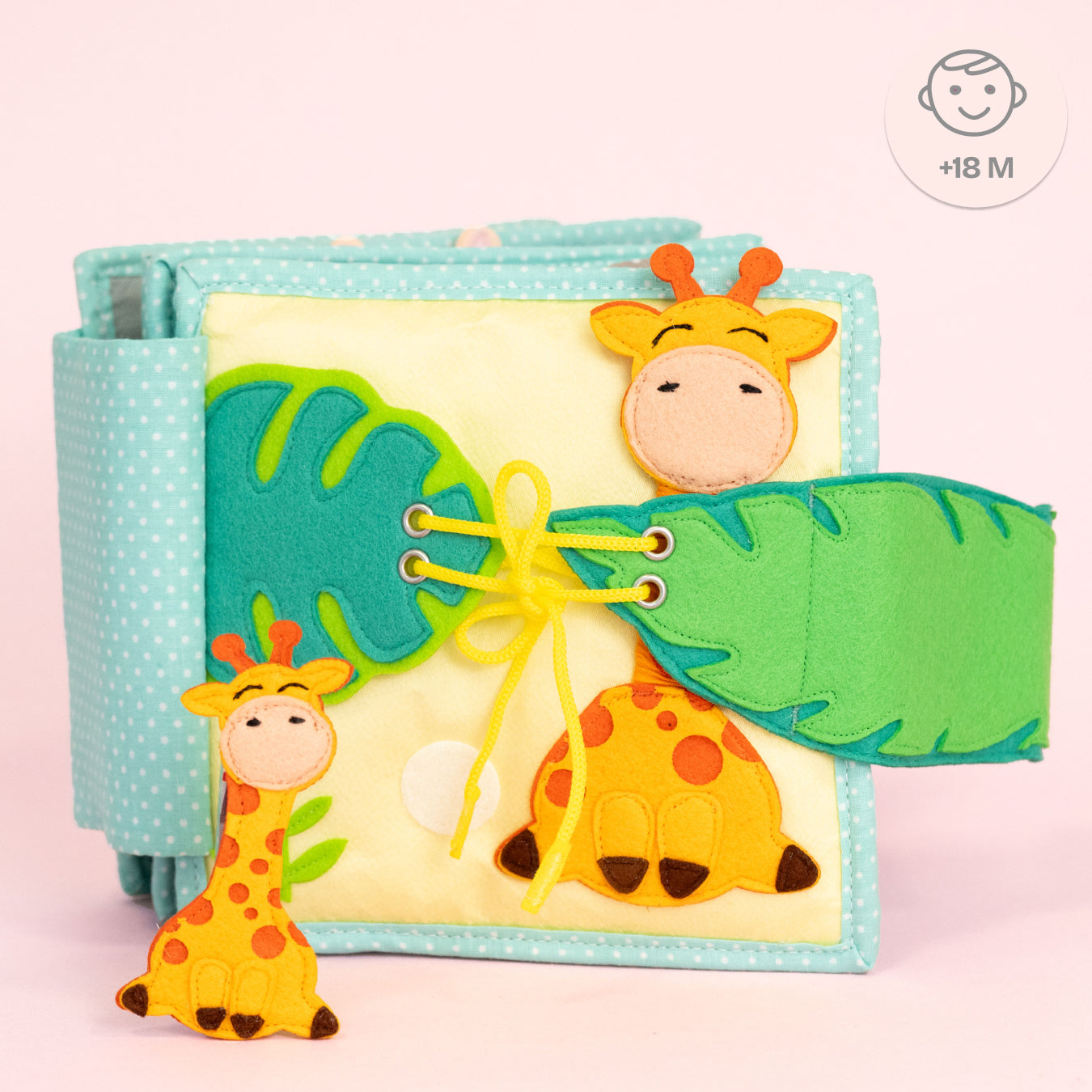 Jolly Jungle - 6 Seiten Mini Quiet Book