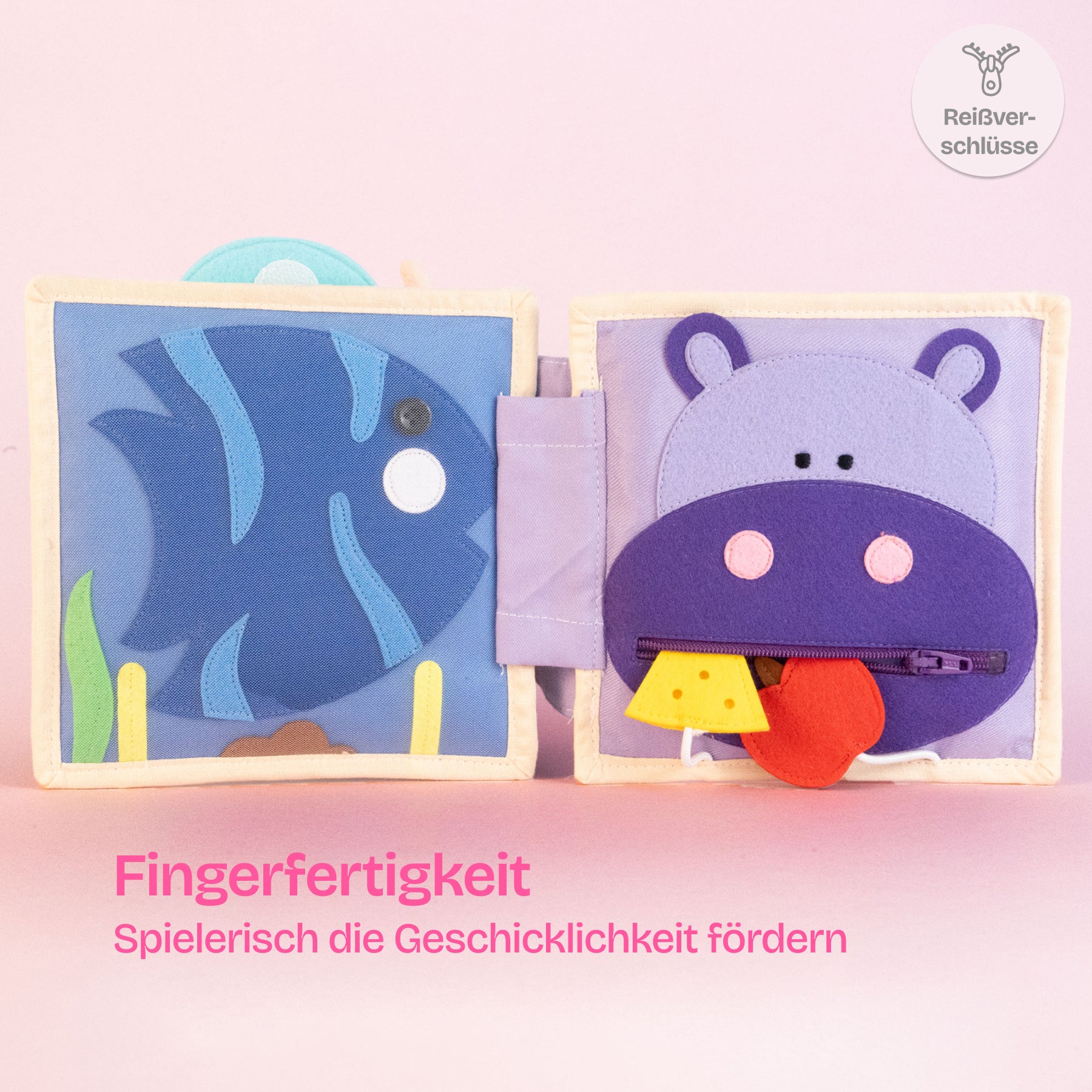 Regenbogen – 6 Seiten Mini Quiet Book